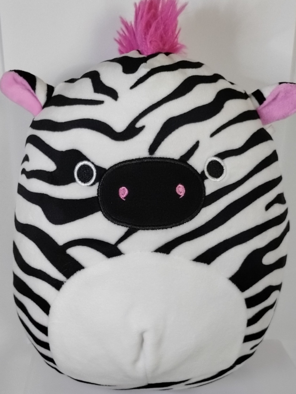 Squishmallows Tracey the Zebra 8" Plush Hot Pink Mane and Tail